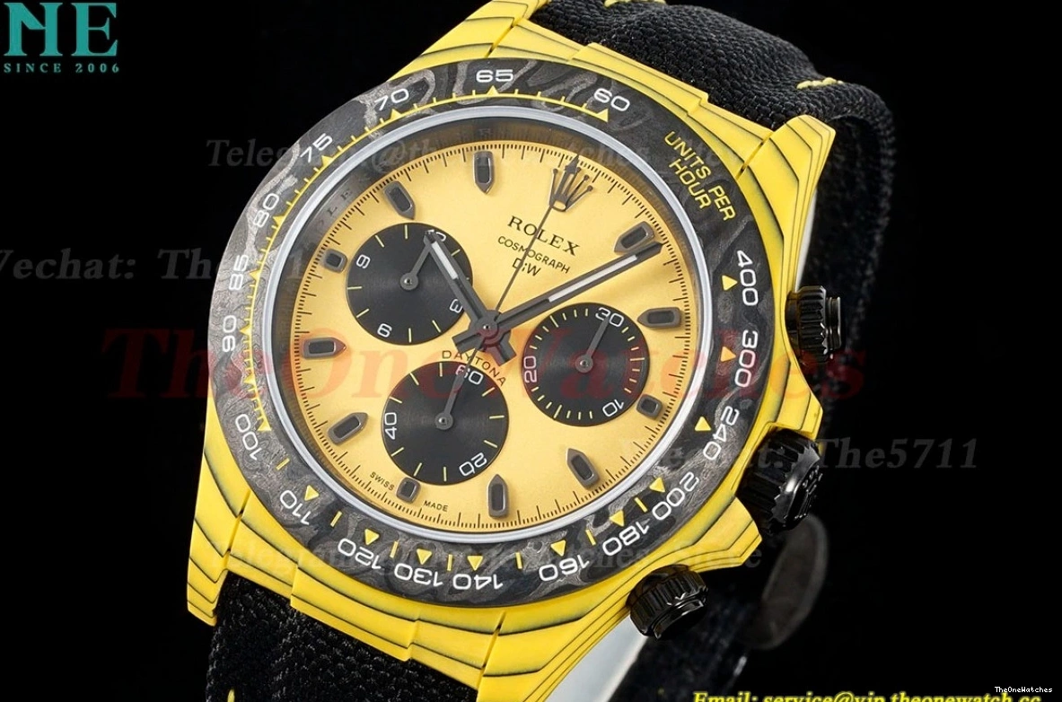 DIWF 40mm FC Yellow A7750 Diw NY Dial Daytona 0202